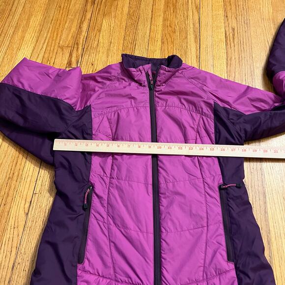 Eddie Bauer Coat Womens Small First Ascent Primaloft Purple Insulated Jacket - Picture 8 of 9